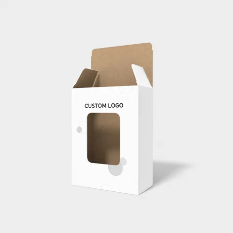 Reference view of window reverse tuck-end cartons, style E60021.