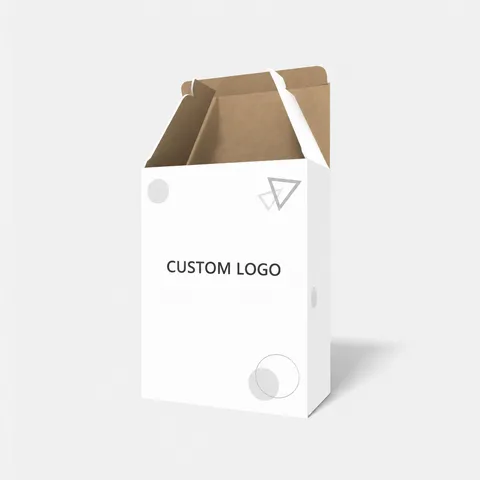 Reference view of tuck-end cartons with interlocking closures, style E60027.