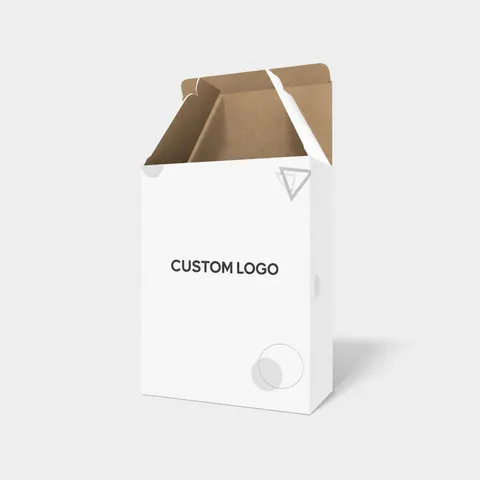 Reference view of tuck-end cartons with interlocking closures, style E60028.