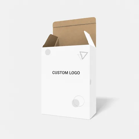Reference view of tuck-end cartons with locking tabs, style E60040.