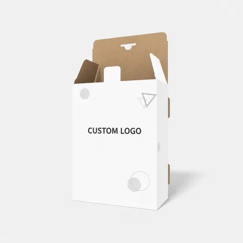 Reference view of reverse tuck-end cartons with locking tabs, style E60044.