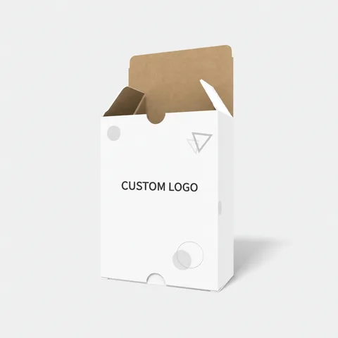 Reference view of folding cartons with locking tabs, style E60050.