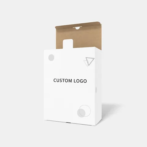 Reference view of front-opening folding cartons, style E60052.