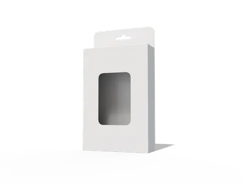 Reference view of window folding cartons, style E60071.