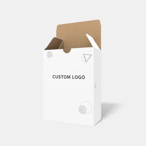Reference view of folding cartons with locking tabs, style E60076.
