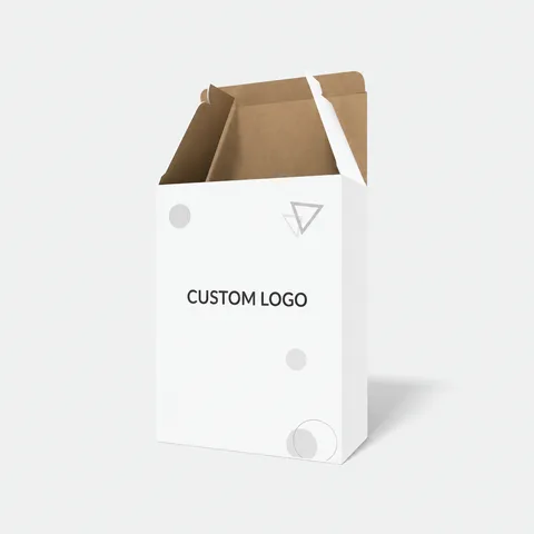 Reference view of tuck-end cartons with interlocking closures, style E60098.