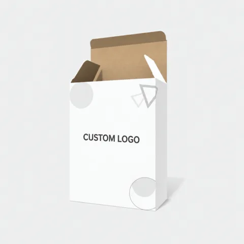 Reference view of tuck-top cartons with locking bases, style E60105.