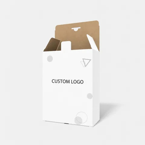 Reference view of folding cartons with locking tabs, style E60126.