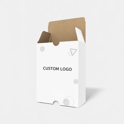 Reference view of rear-opening folding cartons, style E60127.