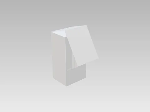 Reference view of tuck-end cartons with tear-open details, style E60134.