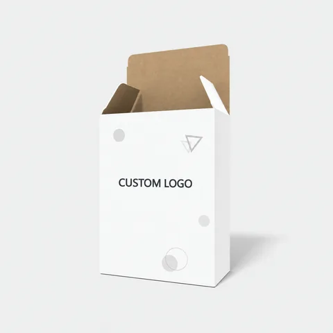 Reference view of auto-lock bottom business card cartons, style E60179.