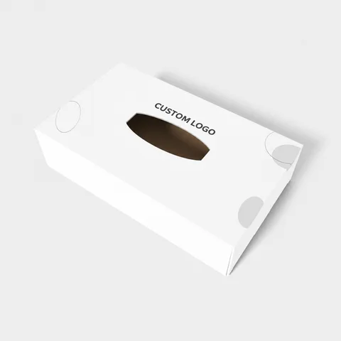 Reference view of folding tissue cartons, style E60210.