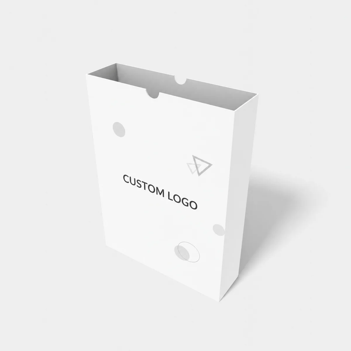 Reference view of open-top document boxes, style E60229.
