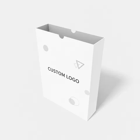 Reference view of open-top document boxes with locking bases, style E60230.