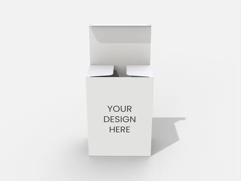 Reference view of tuck-end cartons with interlocking closures, style E60235.
