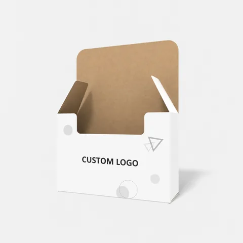 Reference view of tuck-end cartons with hook-and-loop closures, style E60260.