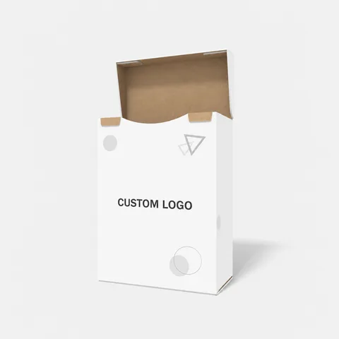 Reference view of tuck-end cartons with locking tabs, style E60307.
