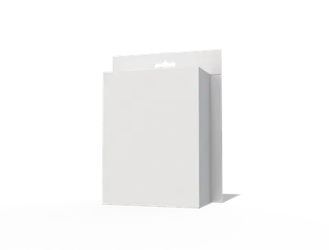 Reference view of tuck-end cartons with display back panels, style E60312.