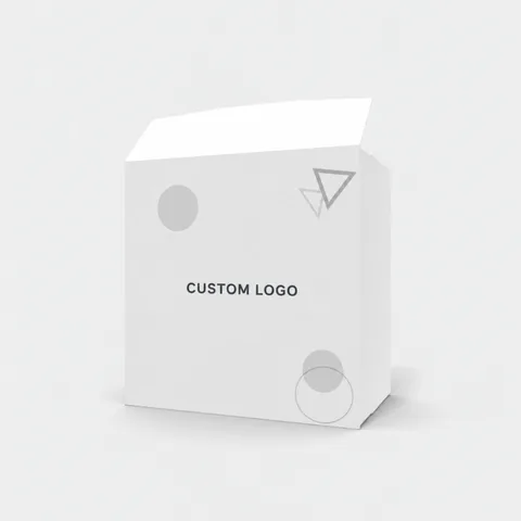 Reference view of square folding cartons, style E60318.