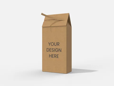 Reference view of tear-open folding cartons, style E60324.