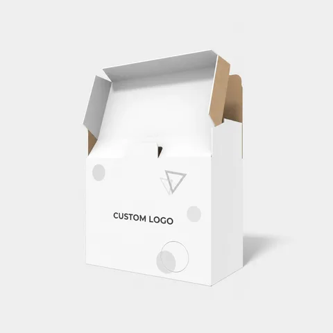 Reference view of tuck-end cartons with locking tabs, style E60368.