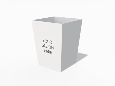 Reference view of folding popcorn cartons, style E60382.