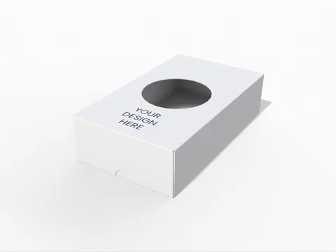 Reference view of window folding cartons, style E60446.