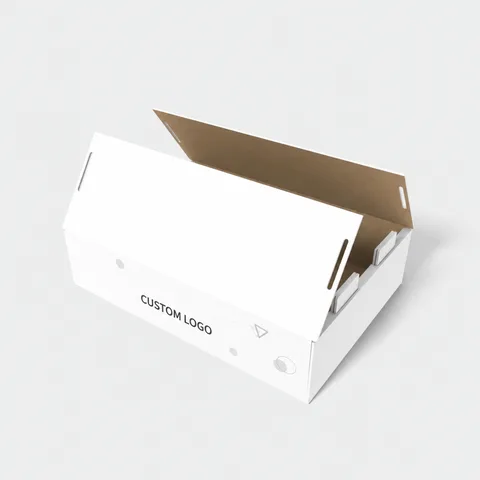 Reference view of hinged-lid boxes, style E60476.