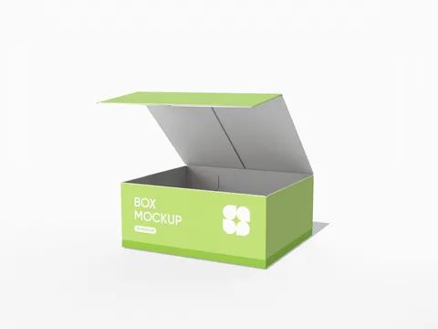 Reference view of hinged-lid coffee boxes, style E60486.