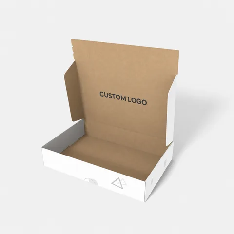 Reference view of hinged-lid boxes with tear strips, style E60521.