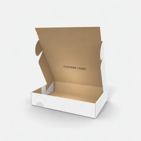 Reference view of hinged-lid boxes with tear strips, style E60522.
