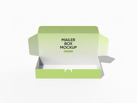Reference view of mailer boxes, style E60525.