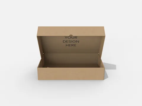 Reference view of hinged-lid donut boxes, style E60530.