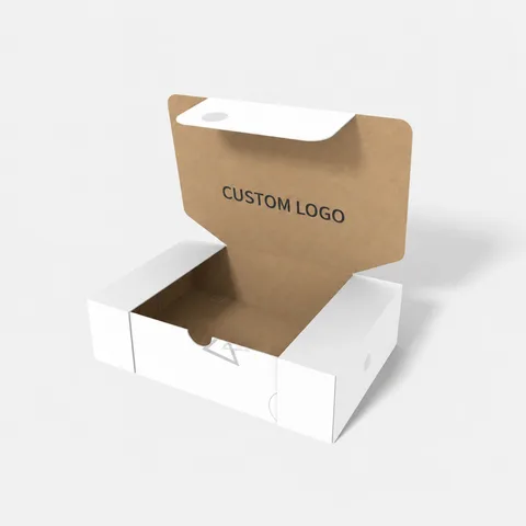 Reference view of hinged-lid boxes with partial covers, style E60538.