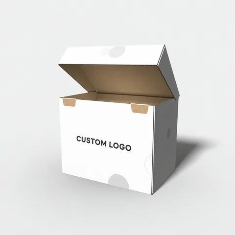 Reference view of front-opening hinged-lid boxes, style E60542.