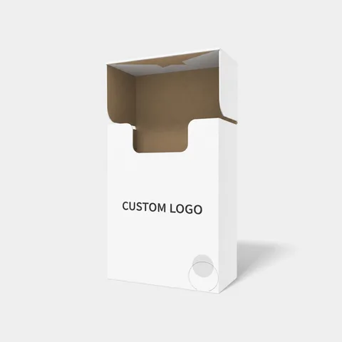 Reference view of hinged-lid boxes with locking bases, style E60544.