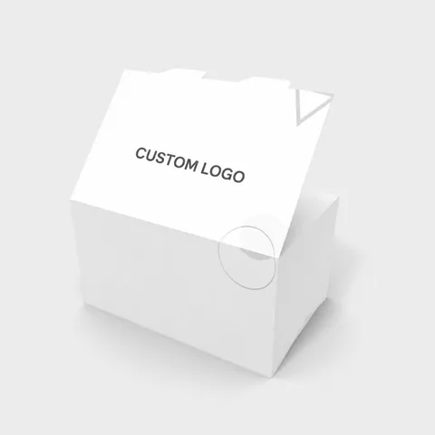 Reference view of hinged-lid boxes with locking tabs, style E60547.
