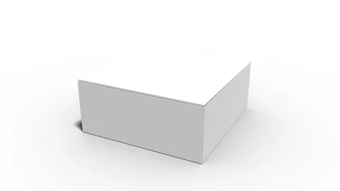 Reference view of hinged-lid mailer boxes, style E60548.