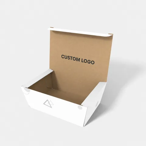 Reference view of hinged-lid boxes, style E60558.