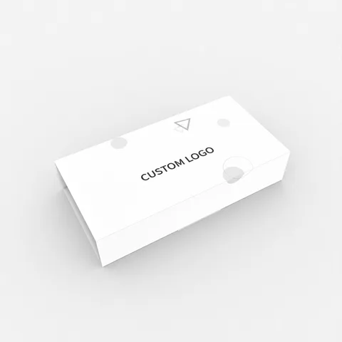 Reference view of hinged-lid mailer boxes, style E60566.