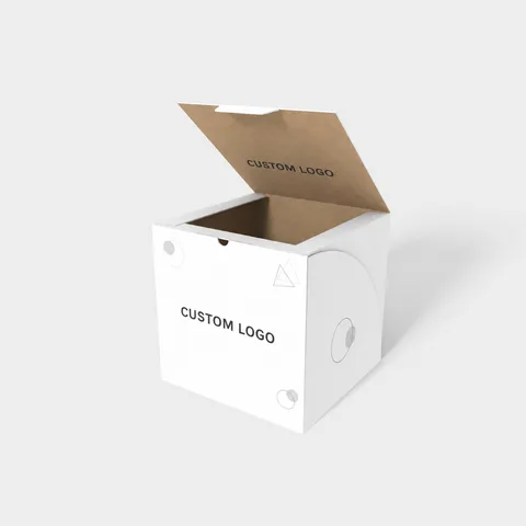 Reference view of hinged-lid boxes, style E60575.