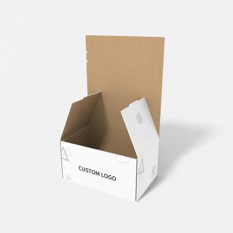 Reference view of mailer boxes with tear strips, style E60587.