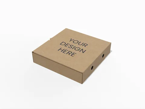 Reference view of pizza mailer boxes, style E60603.