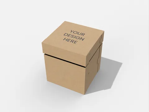 Reference view of lid-and-base boxes, style E60640.