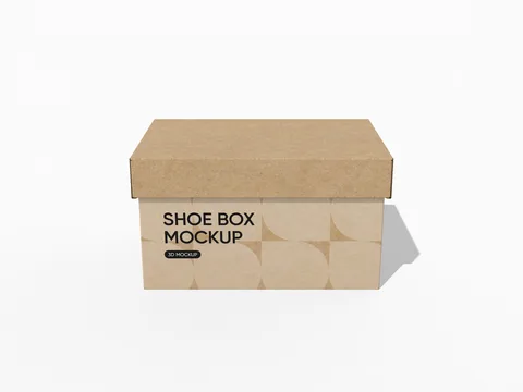 Reference view of lid-and-base shoe boxes, style E60643.