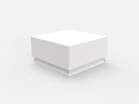 Reference view of square lid-and-base boxes, style E60653.