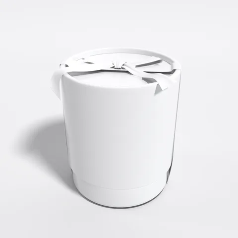 Reference view of round lid-and-base jewelry boxes, style E60664.