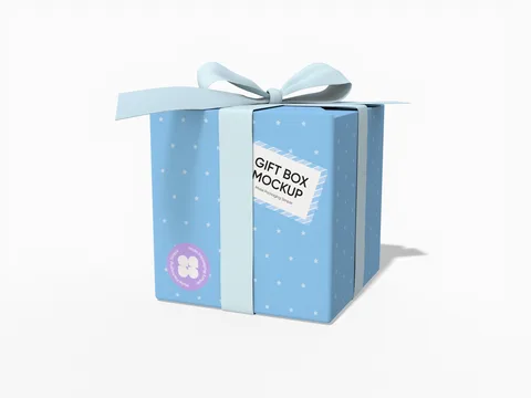 Reference view of fold-over gift boxes with ribbon closures, style E60678.