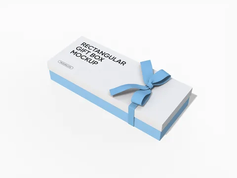 Reference view of rectangular lid-and-base boxes with ribbon details, style E60684.