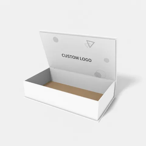 Reference view of book-style rigid gift boxes, style E60698.